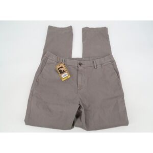 Bear Bottom Men's Large 32" Gray Stretch Chino Pants 32x32 NEW
